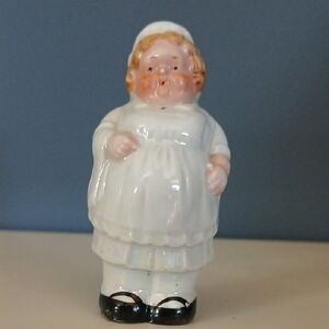 Charming Antique  Ceramic Salt Shaker 4"